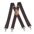 thumbnail image 2 of Tirantes para hombre, estilo vintage, duraderos, fuertes, grandes, altos y elásticos. café, 2 of 9
