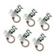thumbnail image 5 of 6 anillos para servilletas, hebillas para servilletas, decoración de mesa, servilletas de madera Blanco, 5 of 9