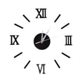 thumbnail image 1 of Reloj De Pared Con Números Romanos, Decorativo, Sin Marco, Para Sala De Estar, Dormitorio, Hogar, Negro, 1 of 8