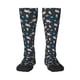 thumbnail image 1 of Fotbe Space Calcetas Divertidas Estampadas para Hombre y Mujer, Calcetas de Algodón hasta la Rodilla para Caminar, Correr, Enfermería y Embarazo, 1 of 6