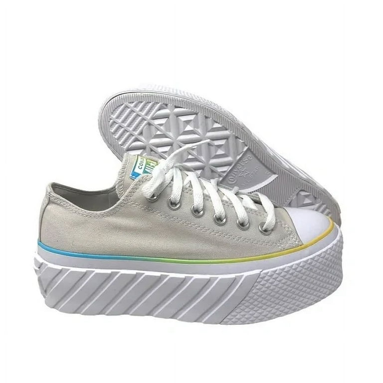 Converse Chuck Taylor 2X Lift Platform Low Top White Sneakers A00559C