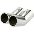 thumbnail image 1 of Stylish Vehicle Look, Universal Fit Exhaust System Stainless Steel Exhaust Tip For A Performance Boost, Polished Surface Resistant To Rust And Deformation, Fit For Most Car Models, 1 of 5