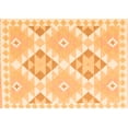 thumbnail image 1 of Ahgly Company Indoor Rectangle Southwestern Orange Country Area Rugs, 7' x 10', 1 of 1