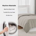 thumbnail image 3 of Mainstays Twin/Twin XL Comforter, Down Alternative, All-Season, Stone, 3 of 6