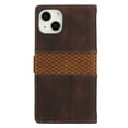 thumbnail image 3 of Nalacover Wallet Case for iPhone 15 Plus, Stylish PU Leather Card Slots Holder Flip Folio Cover with Kickstand Magnetic Clasp Soft Silicone Shockproof Protective Case for iPhone 15 Plus, Brown, 3 of 6
