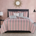 thumbnail image 1 of Juego de Ropa de Cama Reversible Juicy Couture Cabana Stripe Queen, 1 of 7