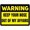 Warning Sign 1, variant on NOT Your Circus NOT Your Monkeys Vintage Metal Warning Sign - 8"x12" Aluminum Tin Decor, Retro Wall Art for Home Cafe Garden
