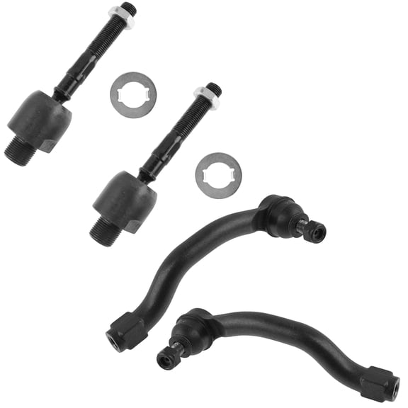 TRQ Front Tie Rod Set Fits Select 2008-2012 Honda Accord