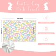 thumbnail image 6 of Pink Bunny Easter Kitchen Towels Set of 2,Buffalo Check Hello Peeps Dish Hand Towels Farmhouse Indoor Outdoor Holiday Seasonal Decorations DD088, 6 of 6
