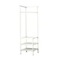 thumbnail image 3 of Abbracc Coat Rack Dorm Sweaters Jackets Scarf Hats Multipurpose Clothes Hanger Stand Three Layer White, 3 of 9