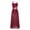 Wine Red, variant on iiniim Womens Lyrical Asymmetrical Mesh Split Dress Spaghetti Strap Leotard Dress Ballet Dance Costumes