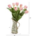 thumbnail image 2 of 19in. Tulip Artificial Arrangement in Floral Pitcher, 2 of 2