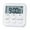 White, variant on LCD Kitchen Timer with Alarm, 3 Mode Settings, Large Display, for Cooking/Showering/Sports