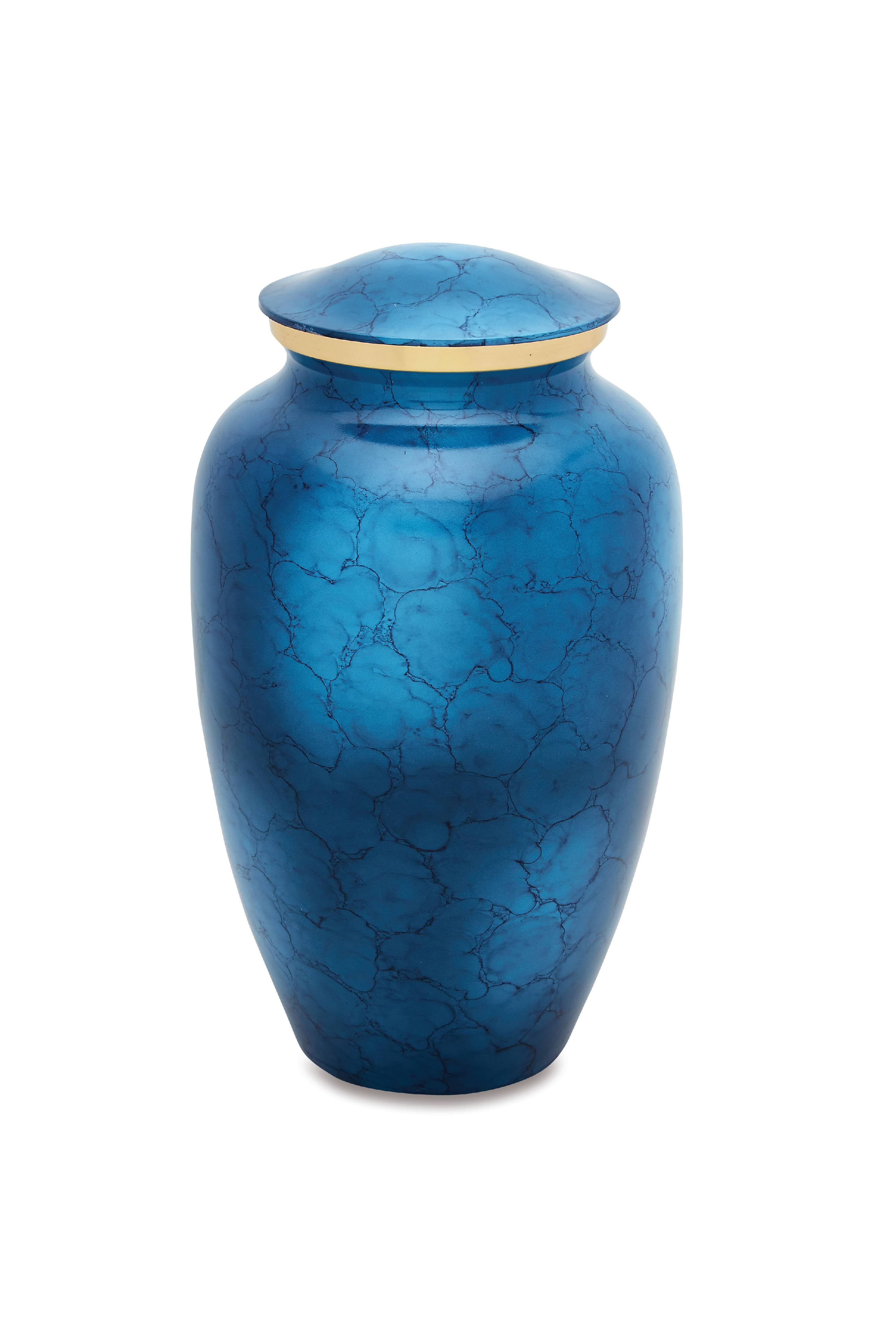 Urnsdirect2u Mystic Blue Adult Cremation Urn
