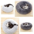 thumbnail image 5 of Gseagtia Decdeal Haustierbett für Katzen und Hunde Rundes Plüsch Hundebett Katzenbett in Doughnut-Form Farbe und Größe Optional, 5 of 7