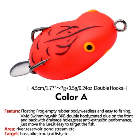 Leurre Grenouille Artificielle 9cm Pour Pêche Au Carnassier – Neuf