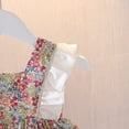 thumbnail image 4 of B91xZ Robes pour Filles Tout-Petits Manches Courtes Col Rond Robe Maxi, Bleu 12-18 Mois, 4 of 5