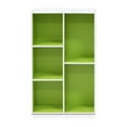 Furinno 5 Cube Reversible Open Shelf, Wooden Small Storage Shelves