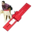 thumbnail image 5 of Woodworking Ruler, Pocket Metal Slide Stop Marking Ruler, Measuring Tools and Scribing Rulers, Square Ruler for Marking and Measuring, 5 of 9