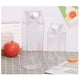thumbnail image 5 of 2 Pcs Clear Square Milk Juice Water Bottle Portable Plastic Cup Milk Carton Water Bottle Outdoor Ca, 5 of 5