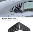 thumbnail image 4 of Sporty Rear Window Louver Blind 2PCS Racing Style Air Vent Scoop Shades Cover Blinds for 4 Series G26 Gran Coupe 2020 to 2024 Specifically Designed Providing, 4 of 7