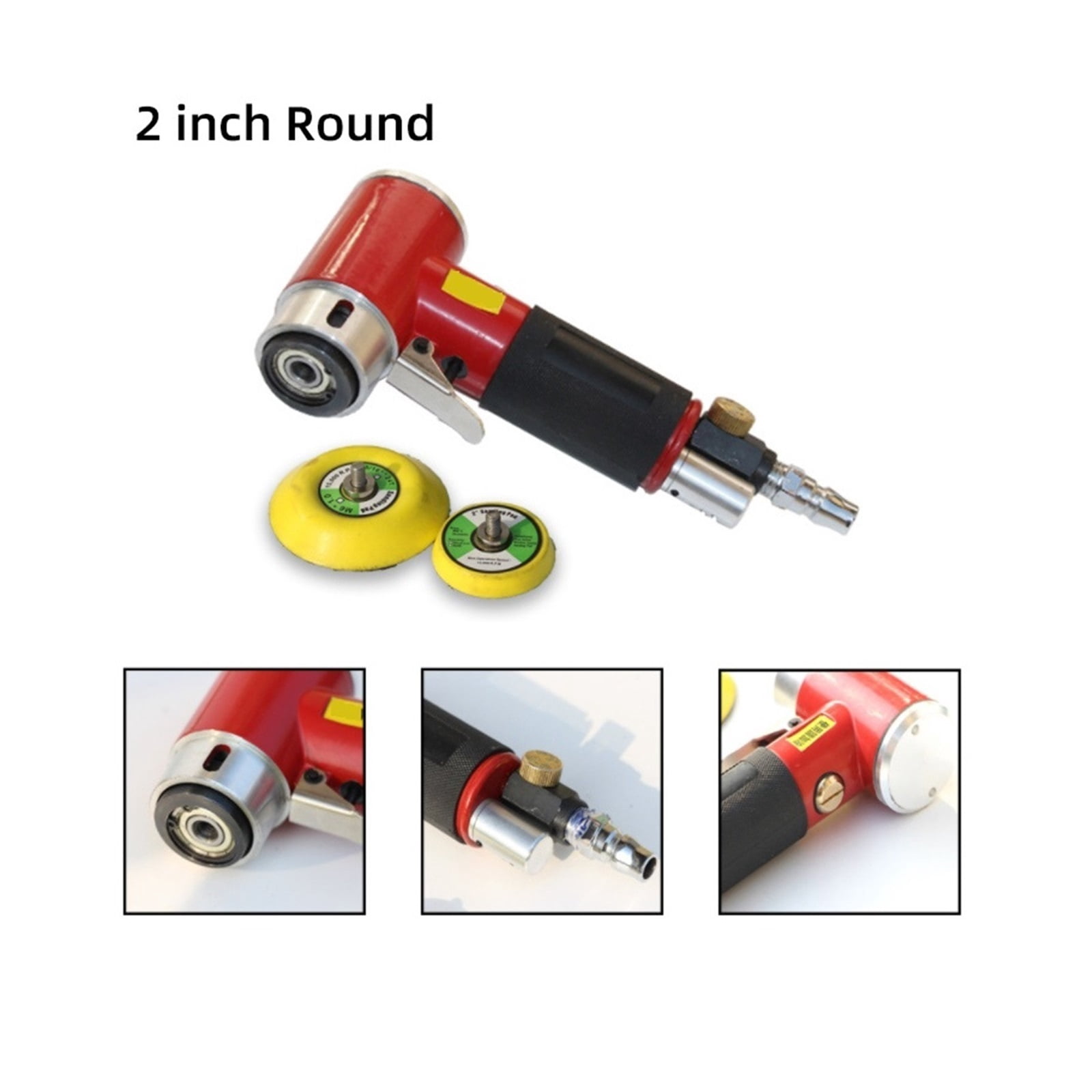 75X100mm Pneumatic Orbital Sander Air Grinder Polishing Machine Pneumatic Tools Sanding Waxing Tools Grinding Machine ,Low Vibration