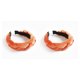thumbnail image 1 of Diadema de terciopelo trenzado Jumpingount Naranja 2Conjunto, 1 of 6