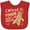 Red, variant on Inktastic Official Cookie Tester Cute Gingerbread Boys or Girls Baby Bib