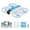 Blue, variant on Contixo F15 Astro Mini Drone with 2.4" Screen Remote – Dual Camera, Live Video Display, Optical Flow Hover, One-Key Takeoff/Landing, 360° Stunts, 2 Batteries, Beginner Drone for Kids & Adults - Green