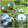 thumbnail image 3 of EeaseMX 5 bolas de acero inoxidable con acabado pulido para decoración de jardín., 3 of 7