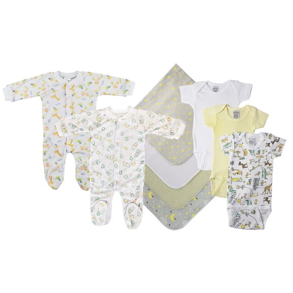 Unisex Baby 9 Pc Layette Sets