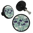 thumbnail image 2 of 4 Pcs Whale Knobs for Kitchen Cabinet Cupboard Dresser Bookcase Drawer Pulls Handles Round Home Decor, 2 of 5