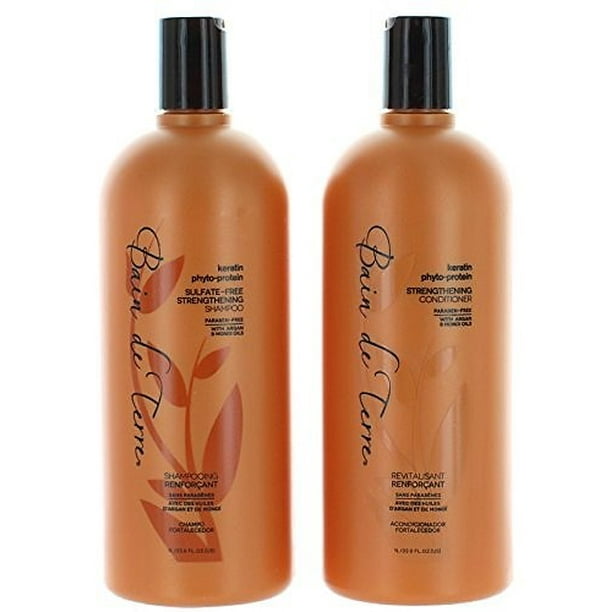 Bain De Terre Keratin Phytoprotein Strengthening Shampoo and