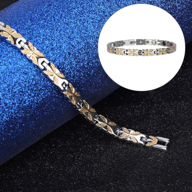Pulsera de mujer, pulsera de acero inoxidable de moda para mujer, pulsera de acero inoxidable, rendimiento confiable