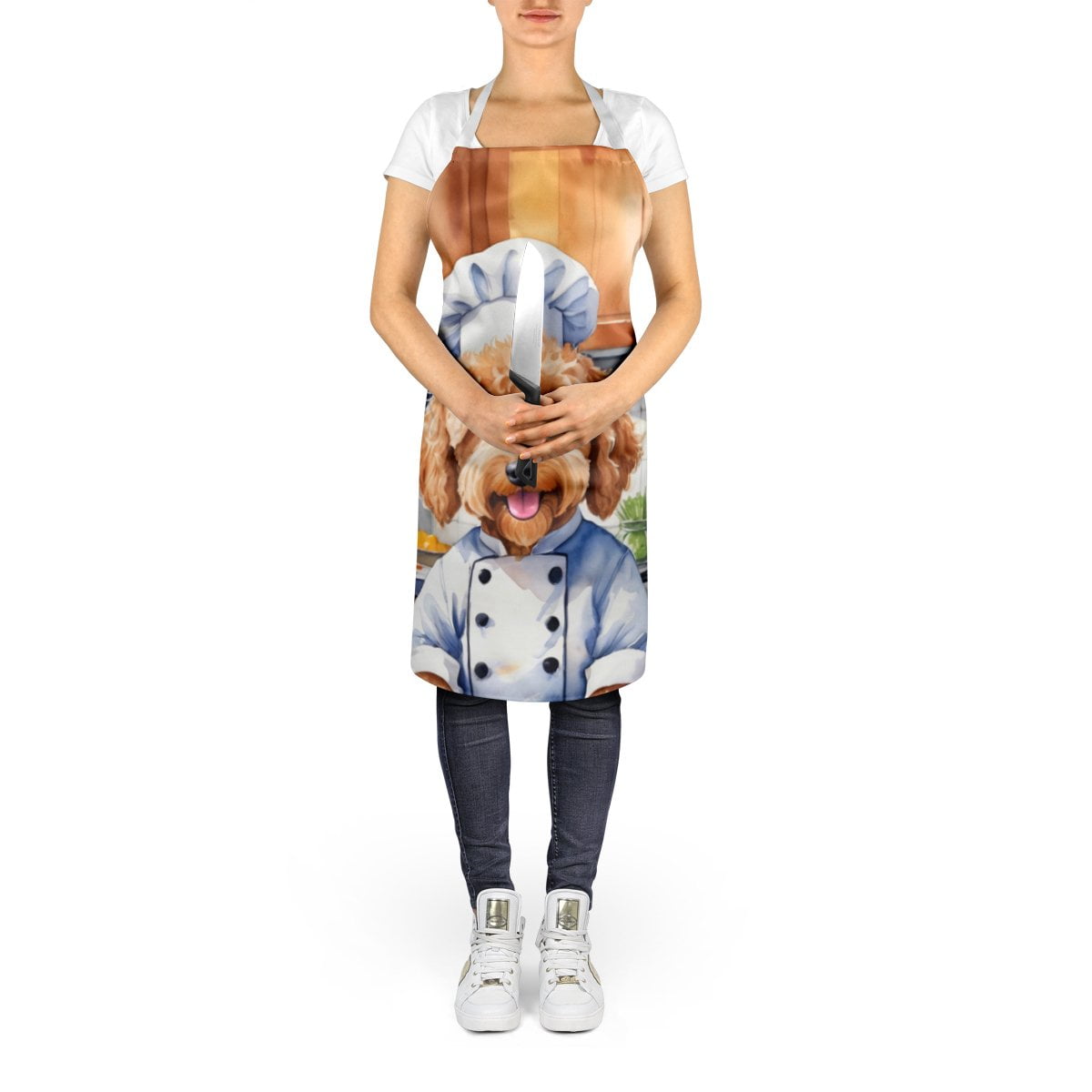 Goldendoodle The Chef Apron 27 in x 30 in