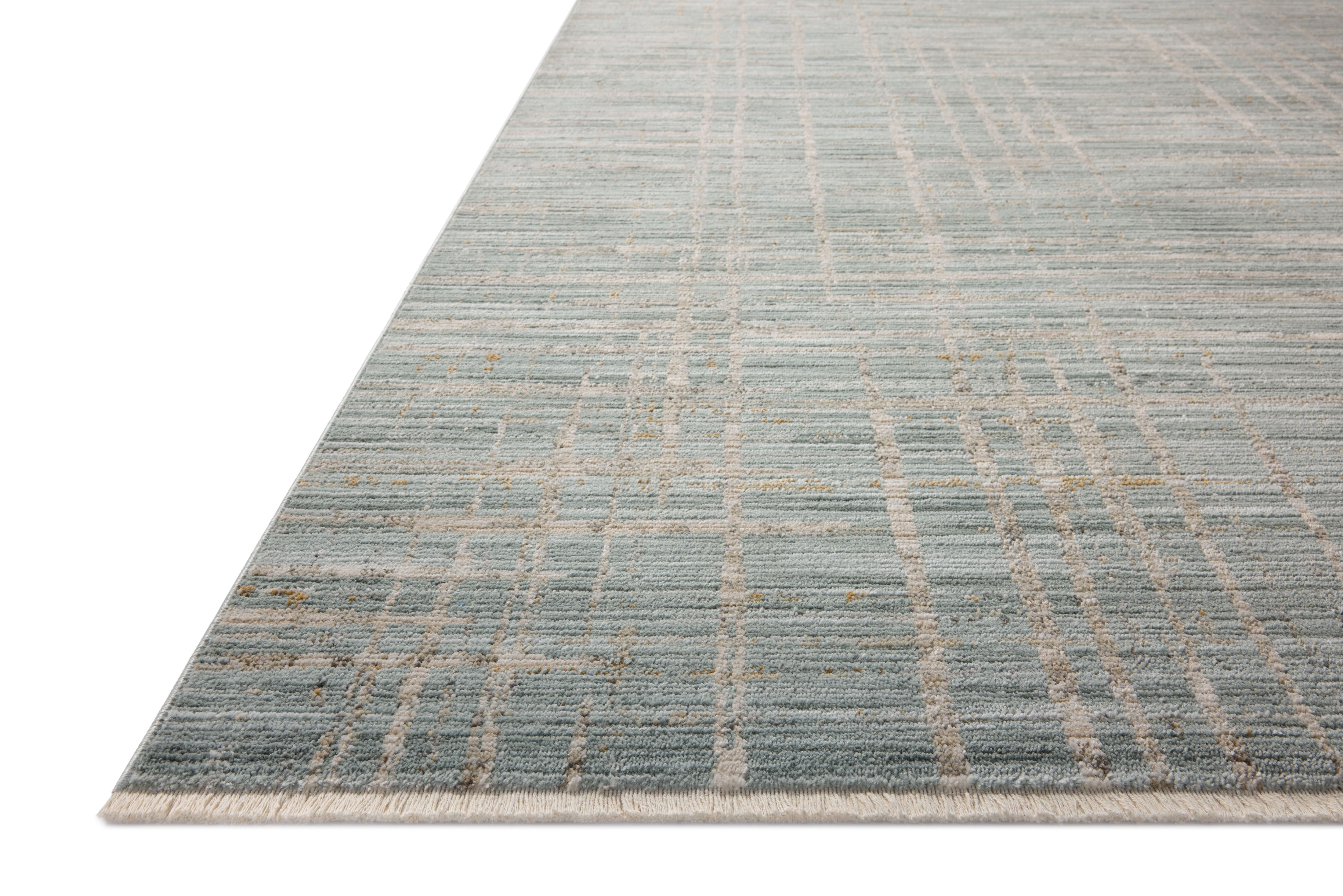 Loloi Wade Spa / Sand 18" x 18" Sample Rug