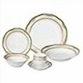 thumbnail image 2 of Porcelain Wavy Edge Dinnerware Set44; 24 Piece Service for 4 by Lorren Home Trends: Isabella Design, 2 of 2