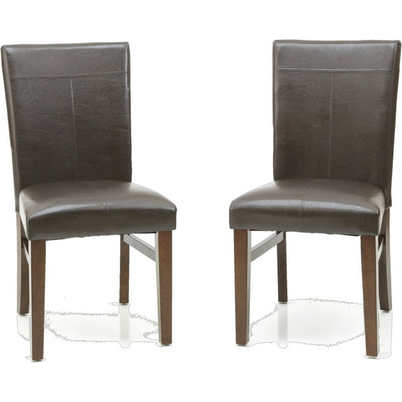 Intercon Kona Parson's Side chair w/PU Seat (Set of 2)