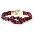thumbnail image 1 of Pulsera de cuerda de nailon trenzada con gancho fácil Pulsera de cuerda de nailon trenzada para hombre de moda, 10, 1 of 5