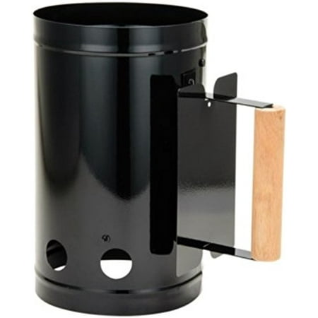 Prefabricated Chimney - APL Charcoal Chimney Starter Grill Barbecue BBQ Galvanized Steel Chimney Lighter Basket Outdoor Cooking Quick Rapid Fire Briquette Charcoal Can Canister Grilling Camping 11