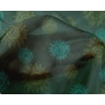 thumbnail image 4 of oneOone Silk Tabby Fabric Spiral & Floral Block Print Sewing Fabric BTY 42 Inch Wide, 4 of 4