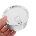 thumbnail image 2 of Miangastore Self-Seal Tin Can With Lid 180ml, 10pcs Press-In Food Container, Empty Pet Food Can Snack Containers Refillable Airtight Tin For Fish Meat Pet Food Silver, 2 of 8