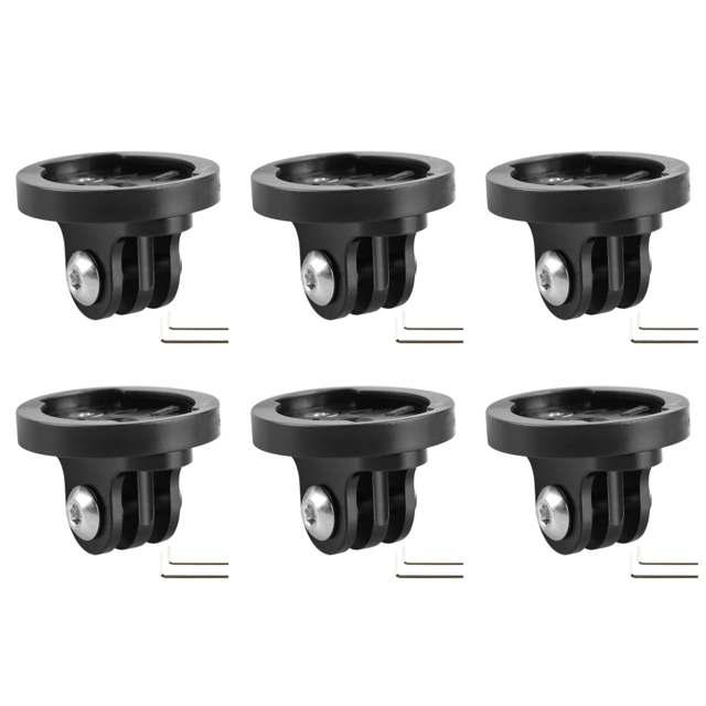 Soporte para cámara deportiva, adaptador para faro delantero de cámara para Garmin GoPro (cóncavo)