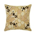 thumbnail image 2 of Liora Manne Marina Bee Free Indoor Outdoor Decorative Pillow Honey, 2 of 5