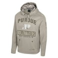 thumbnail image 3 of Men's Colosseum  Oatmeal Purdue Boilermakers Operation Hat Trick Battalion Hoodie, 3 of 4