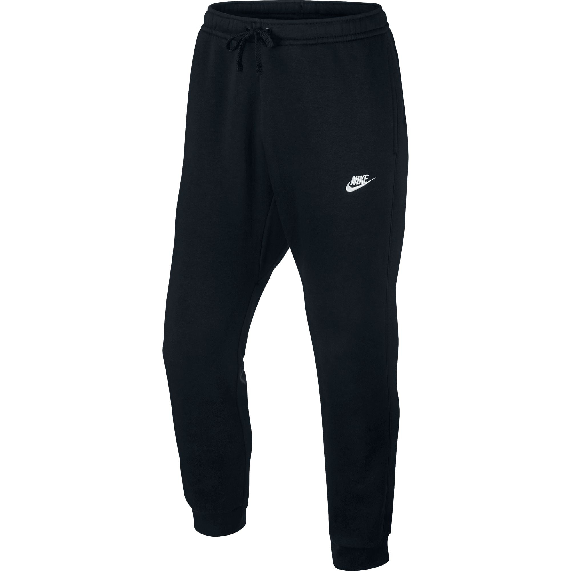 Nike Club Fleece Sportswear Men's Jogger Pants Black-White 804408-010 ...
