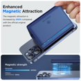 thumbnail image 2 of Cartera magnética Miracase para hombres/mujeres con soporte para iPhone, color azul, 2 of 6