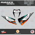 thumbnail image 3 of Kalair GFX Graphics Kit for KTM ENDURO 4-STROKE 250EXC-F,350EXC-F,450EXC-F and 500EXC-F (2020-2023) Rugged Series, 3 of 5