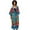 W1675-1-Blue, variant on Edolynsa Women's Boho Printed Kimonos Lightweight Swimsuit Cover ups Plus Size Bathing Suit Coverups Beach Outfits
