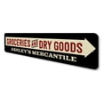 thumbnail image 4 of Groceries and Dry Goods Novelty Decor, Metal Wall Sign - 4x18 Inches, 4 of 4